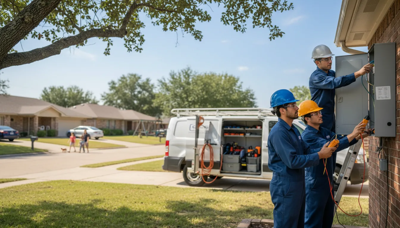 Certified electrician providing emergency electrical services in Calhoun, LA